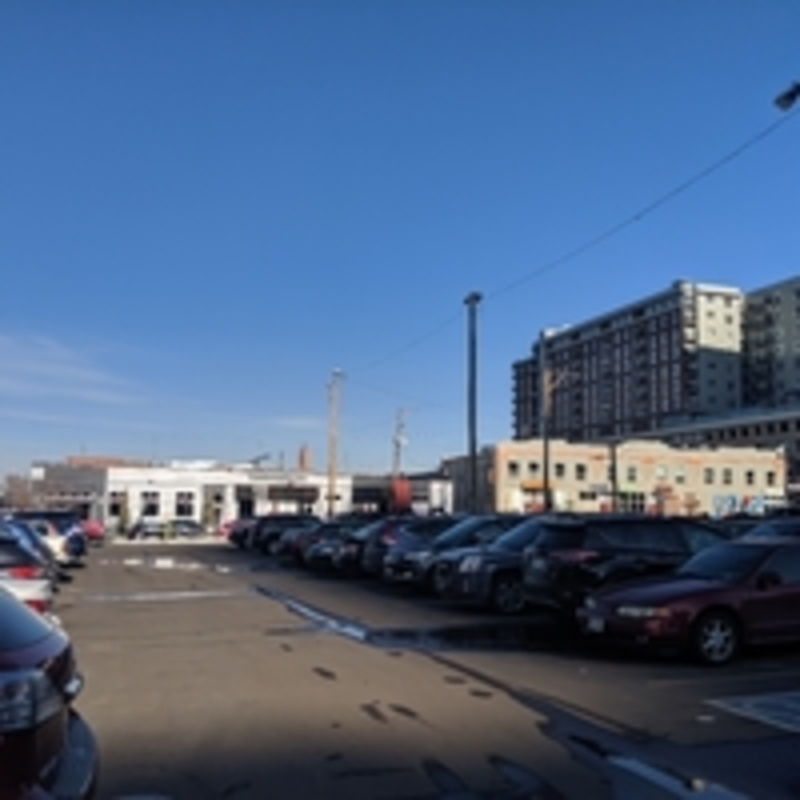 Street view of California St Lot