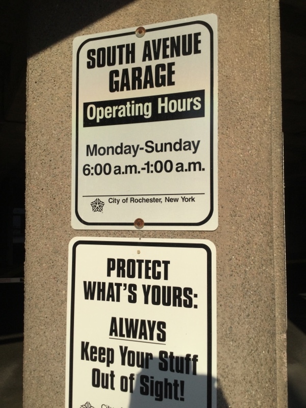 Street view of South Avenue Garage