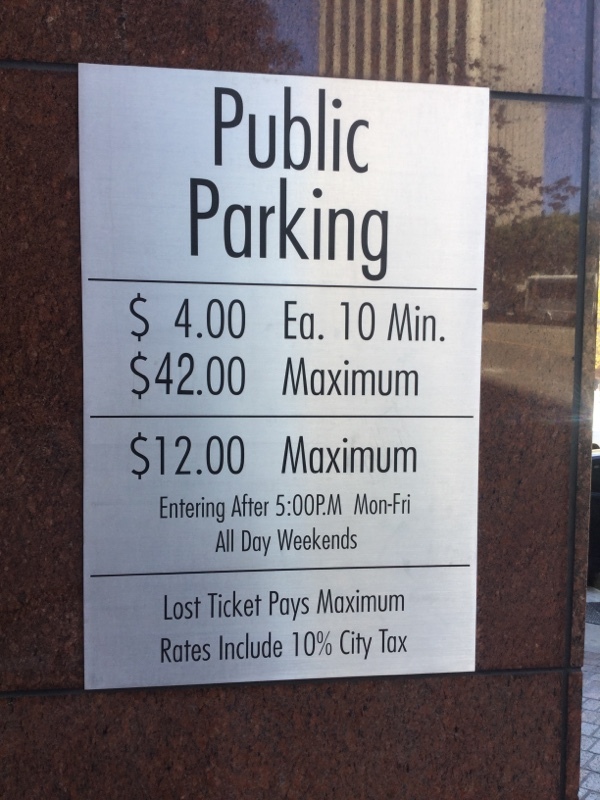 Street view of 400 S Hope – Garage