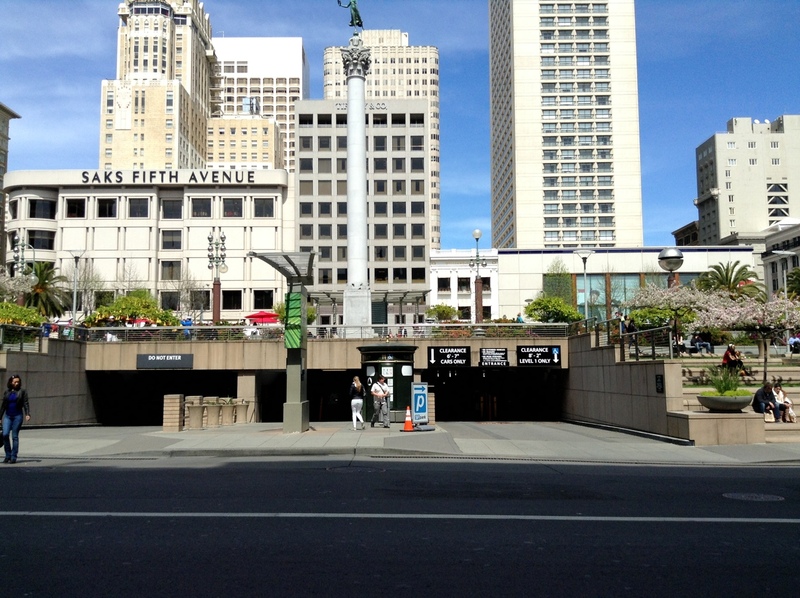 Street view of Union Square Garage