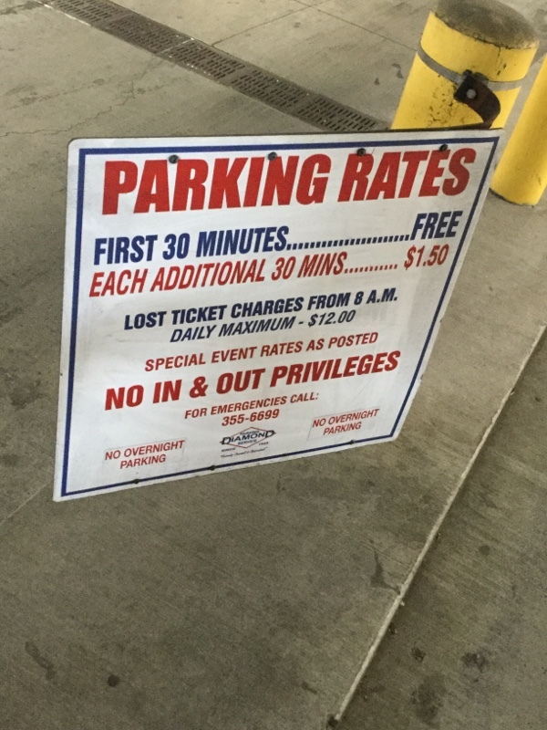 Street view of Library Square Public Parking