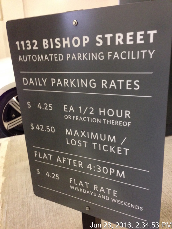 Street view of 1132 Bishop St Garage