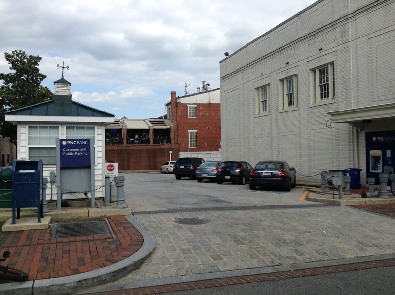Street view of PNC Bank Lot