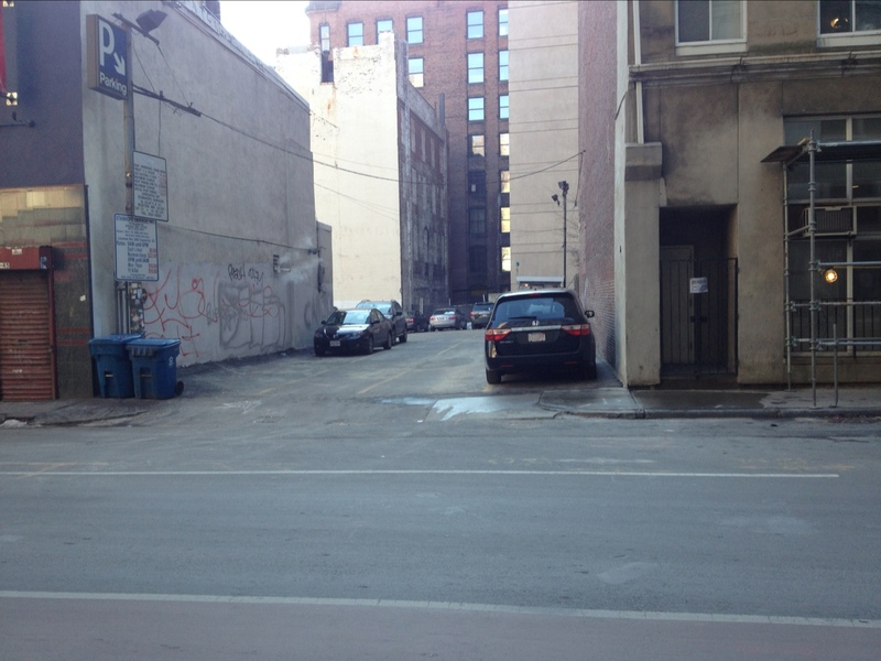 Street view of Essex St Lot