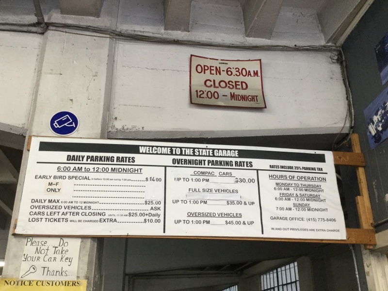 Street view of State Garage