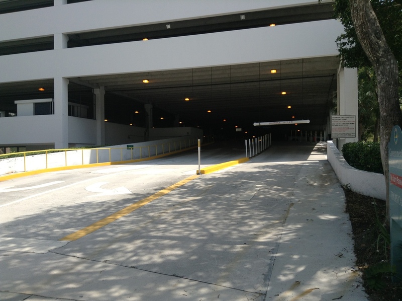 Street view of Government Center Parking Garage
