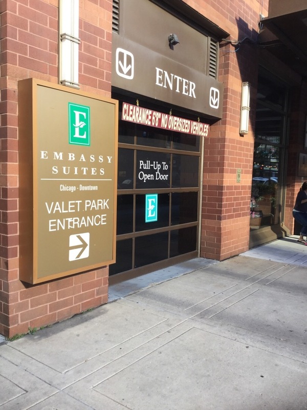 Street view of Embassy Suites Garage