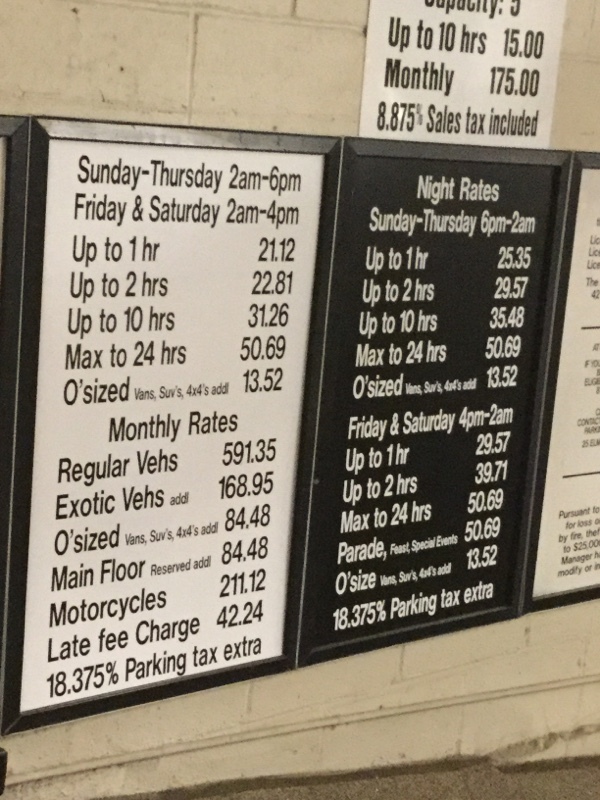 Street view of Sheridan Square Garage