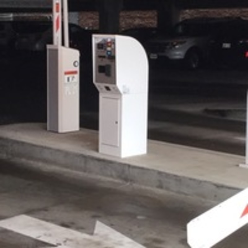 Street view of Crossroads Parking Garage