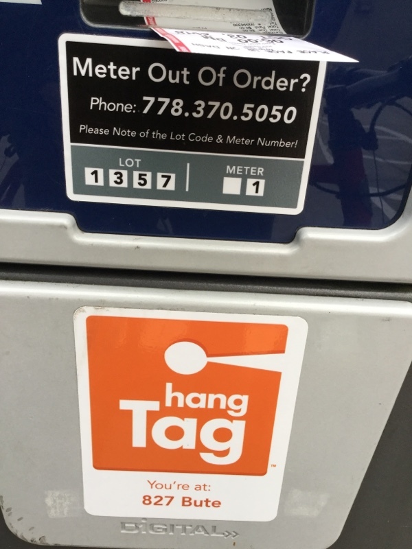 Street view of 827 - 833 Bute Street - Lot #1357