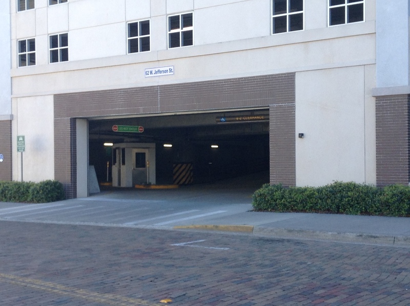 Street view of Jefferson Street Garage