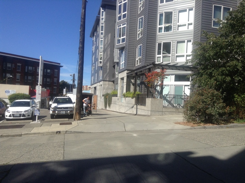 Street view of 1st Avenue Lot