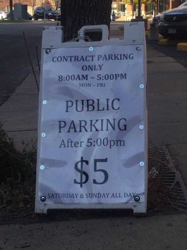 Street view of Sibley St Lot