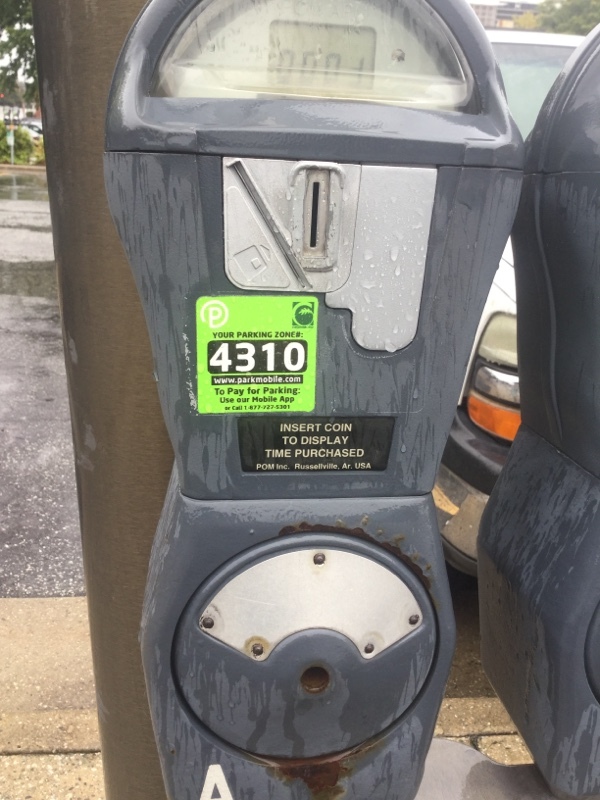 Street view of City/County Lot