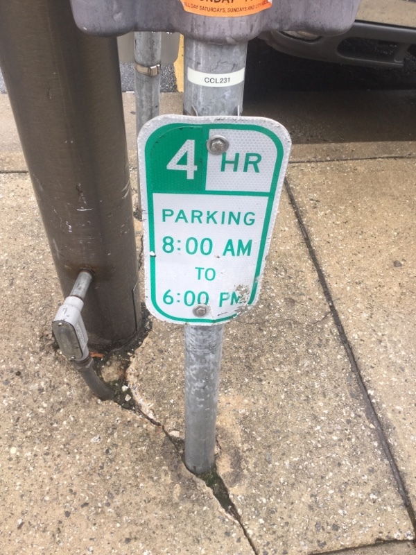 Street view of City/County Lot