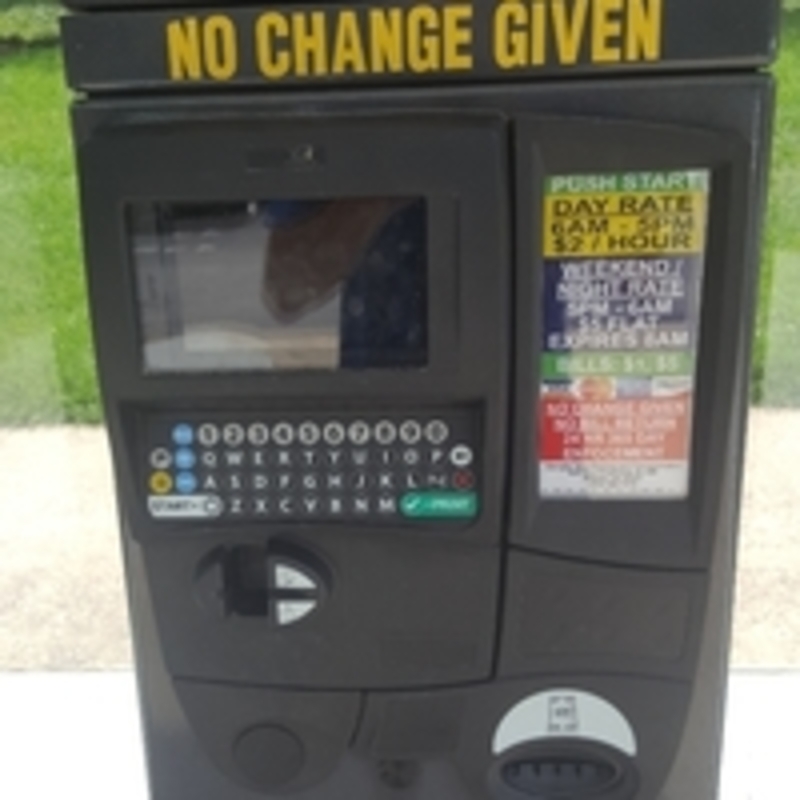 Street view of Visitors Area 4 - State Street & Ferst Drive