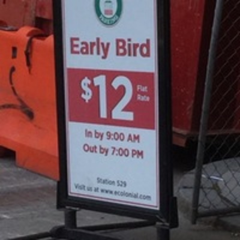 Street view of L Street NW Garage