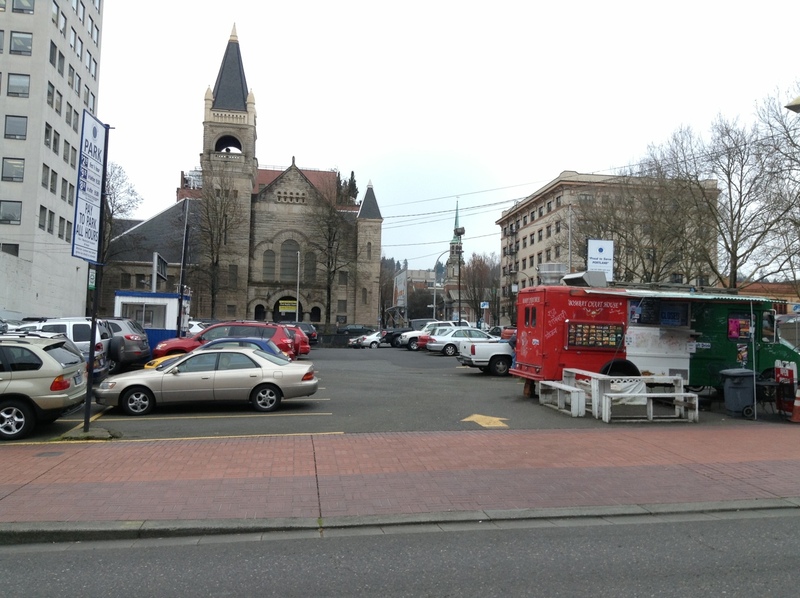 Street view of SW 12th & Yamhill - Lot #13