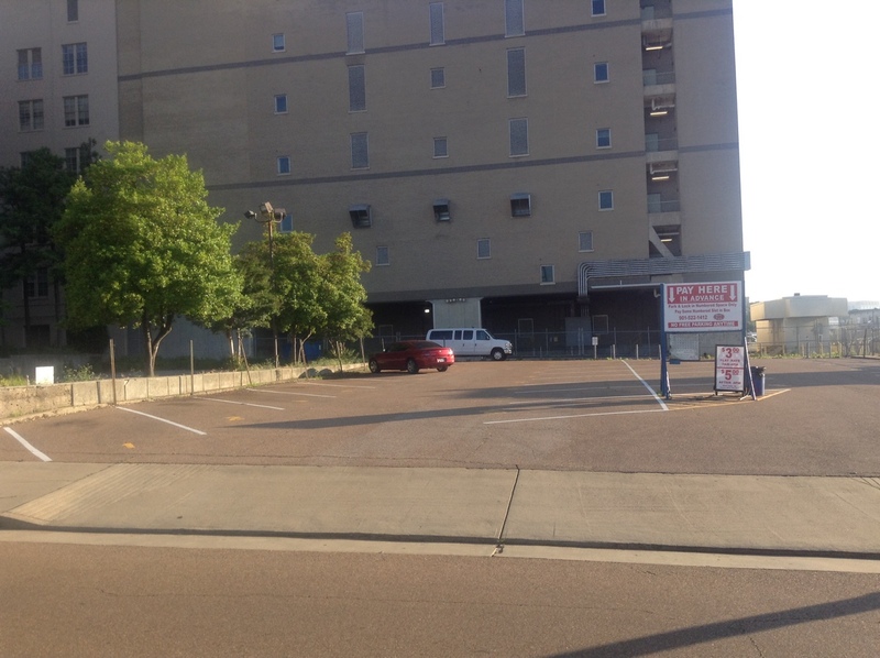 Street view of Madison Ave Lot