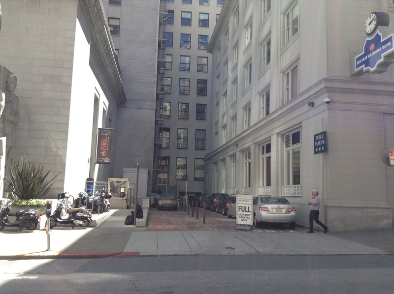 Street view of Mills Building Garage