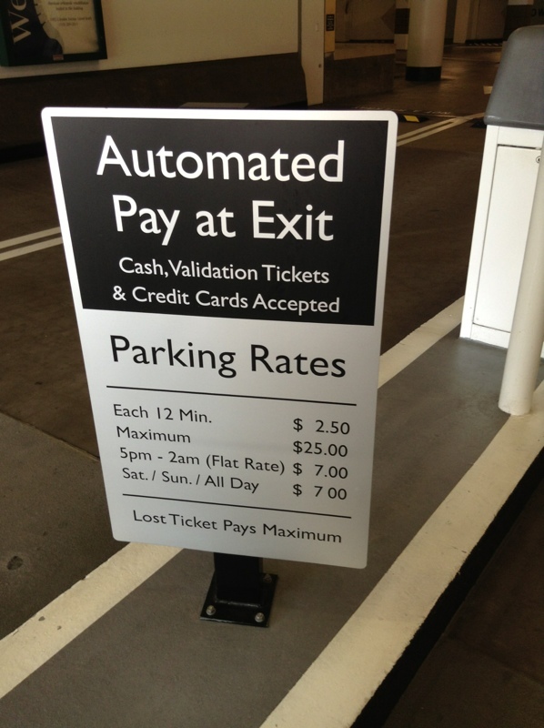 Street view of Westwood Center – Garage