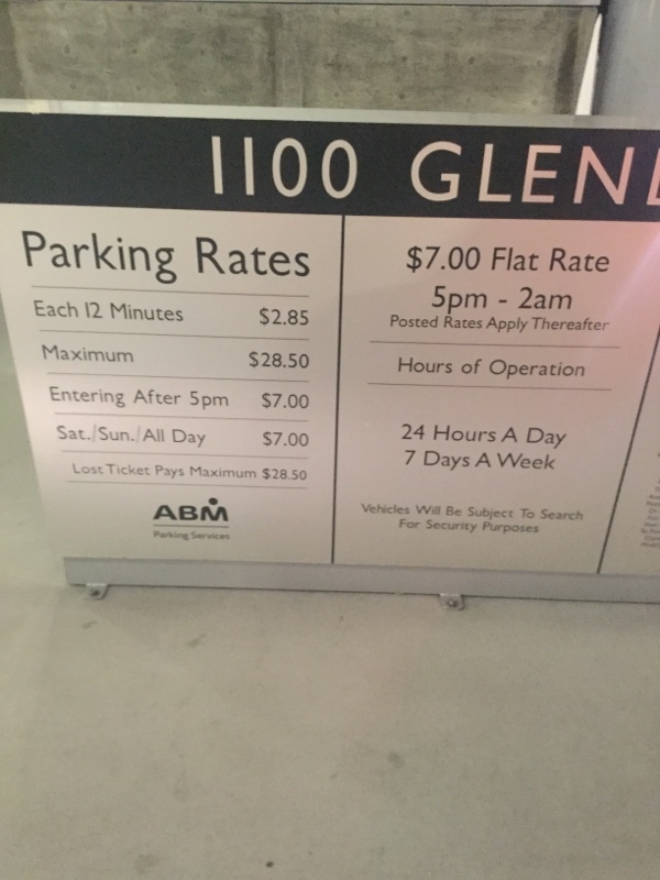 Street view of Westwood Center – Garage