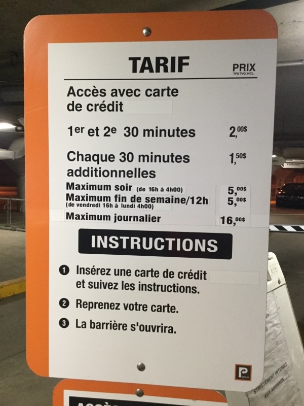 Street view of Rue de la Gare-du-Palais Public Parking