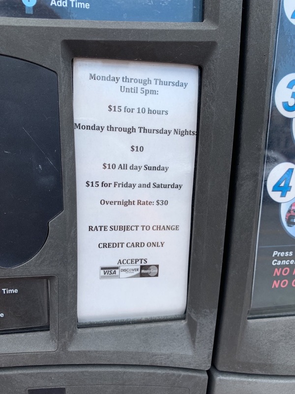 Street view of Pecan Lot