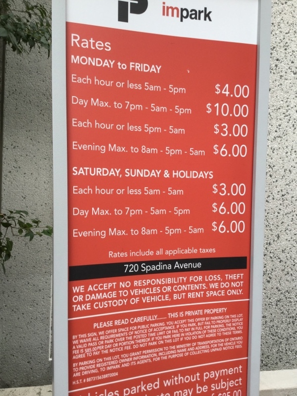 Street view of 720 Spadina Ave. - Lot #172