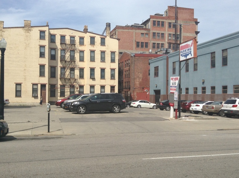 Street view of Elm Street Lot