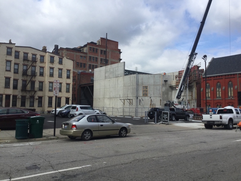 Street view of Elm Street Lot