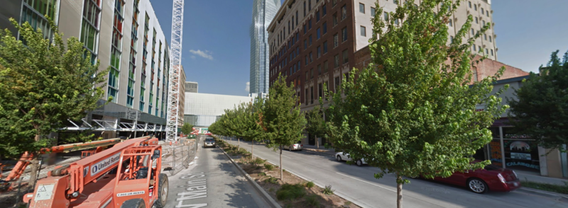 Street view of Arts District Garage