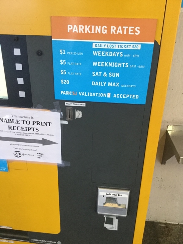 Street view of Second & San Carlos Street Garage