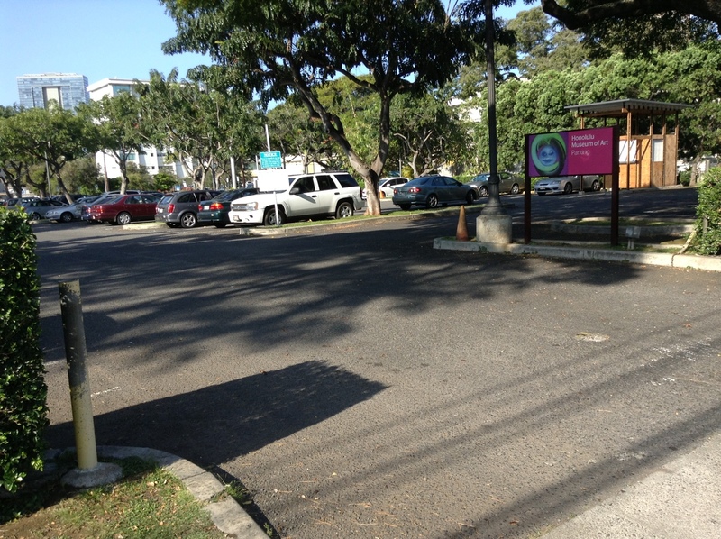 Street view of Honolulu Academy of Arts Lot