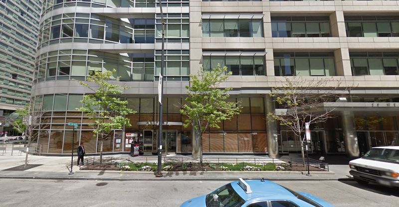 Street view of C Chicago - Valet Kiosk