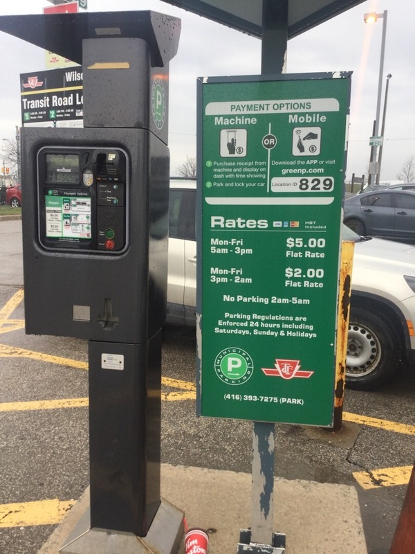 Street view of TTC Commuter Lot - Downsview Lot - Carpark 829