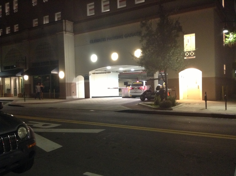 Street view of Clematis Parking Garage