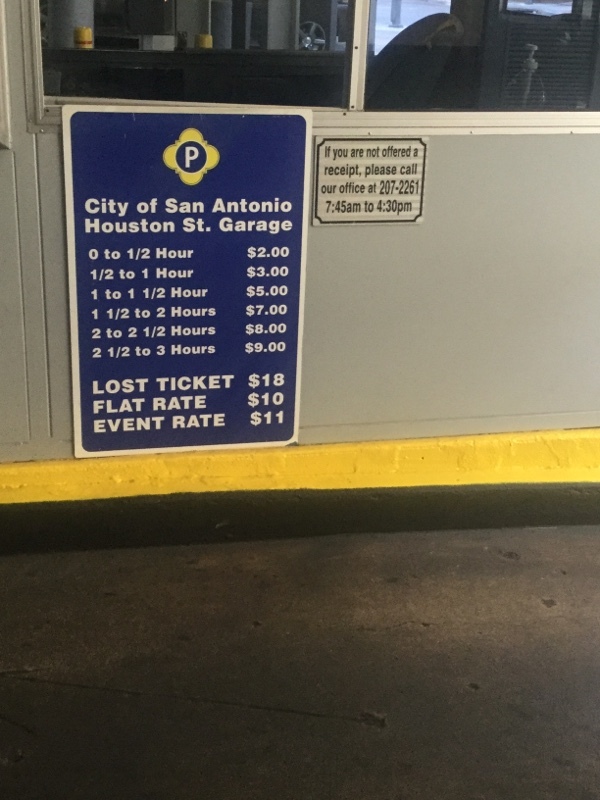 Street view of Houston Street Garage