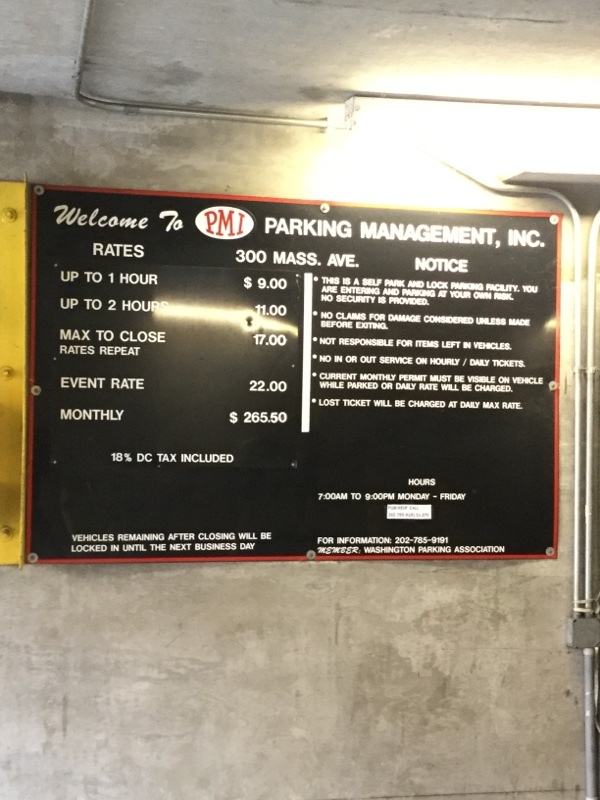 Street view of 300 Massachusetts Ave Garage