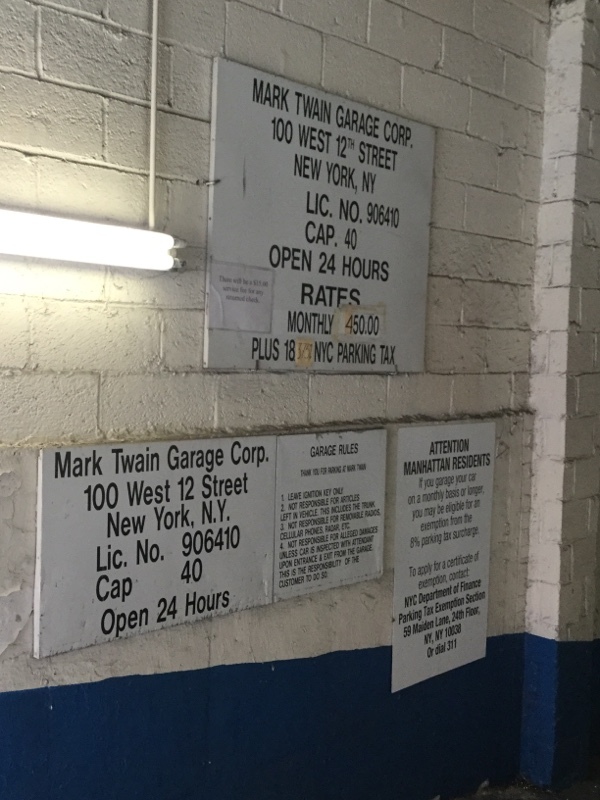 Street view of Mark Twain Garage Corp.