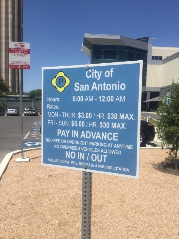 Street view of Tower of the Americas Way Lot