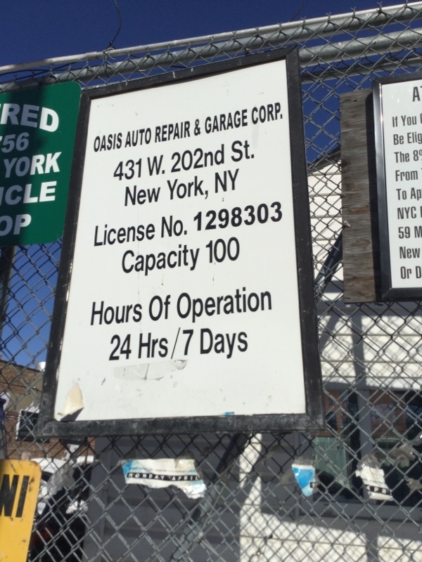 Street view of Oasis Auto Repair & Garage Corp.