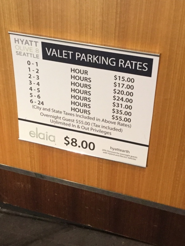 Street view of Hyatt at Olive 8