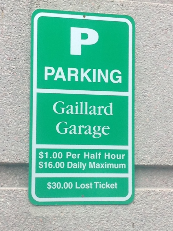 Street view of Gaillard Garage