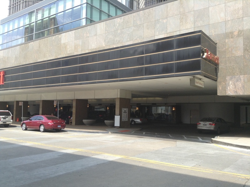 Street view of Marriott Valet