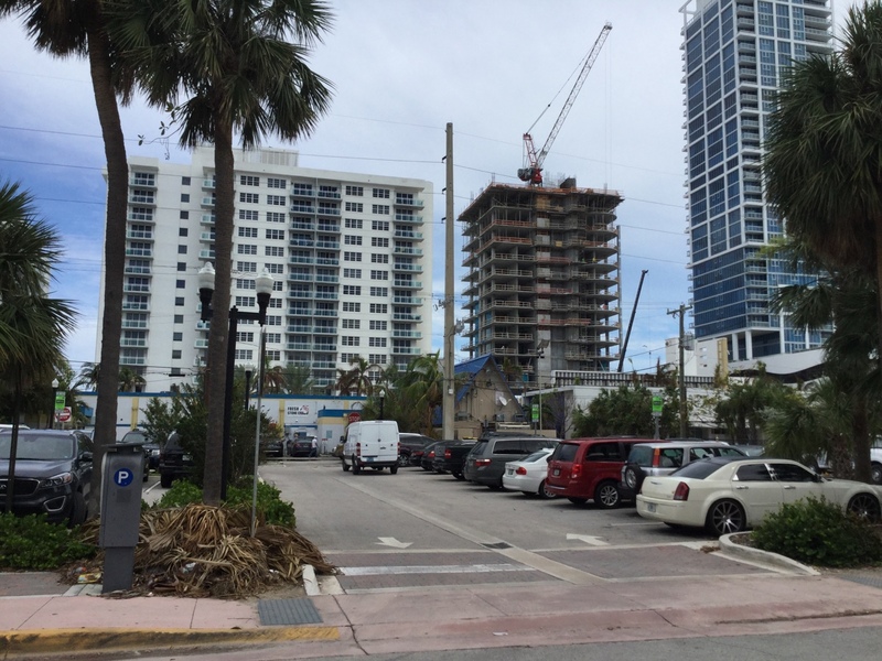 Street view of P83 - Harding Ave Parking Lot