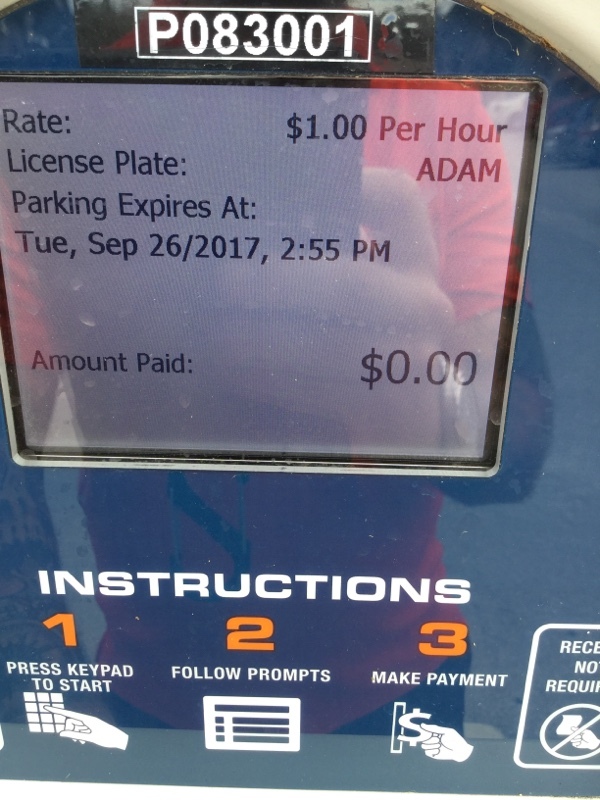 Street view of P83 - Harding Ave Parking Lot