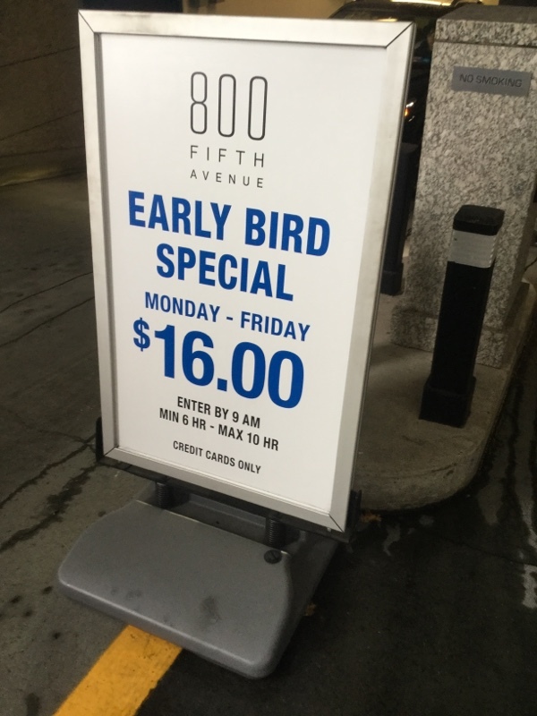 Street view of Fifth Avenue Plaza