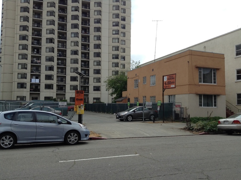Street view of Madison St Lot