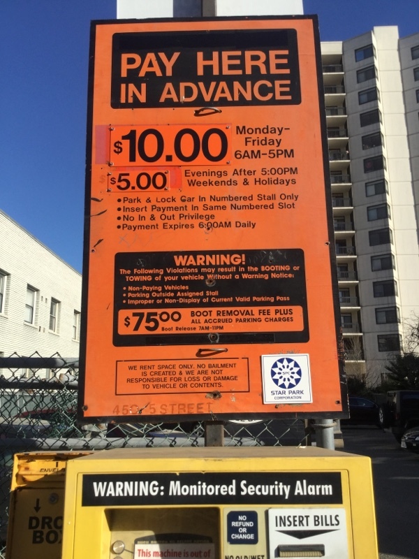 Street view of Madison St Lot